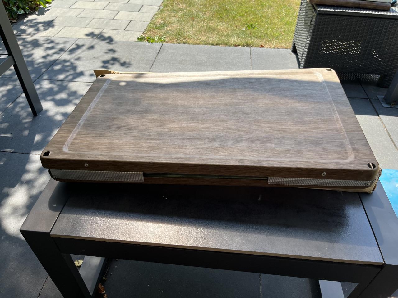 Opklapbaar camping keuken tafeltje