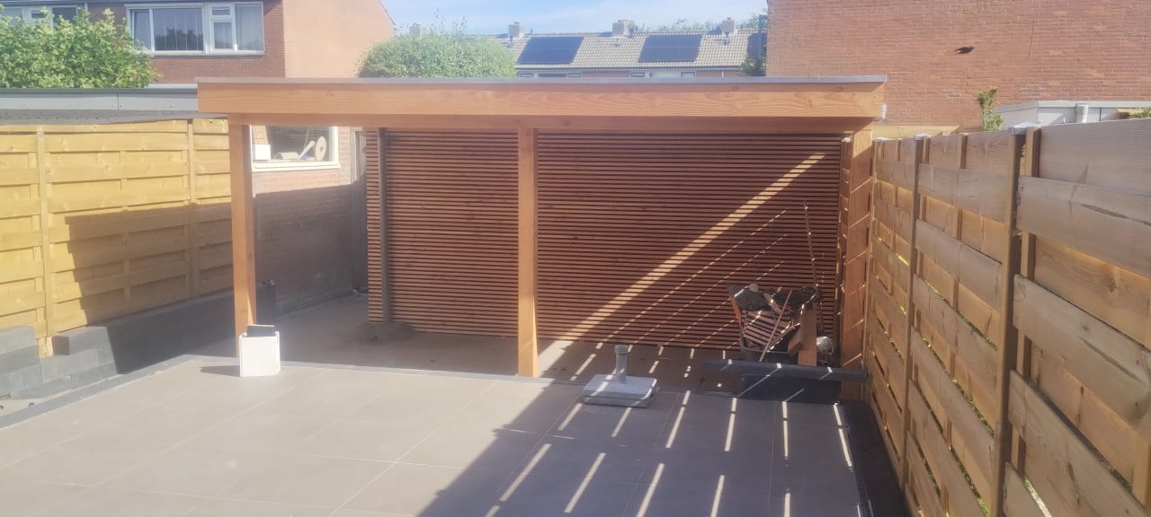 Overkappingen tuinhuizen pergola's