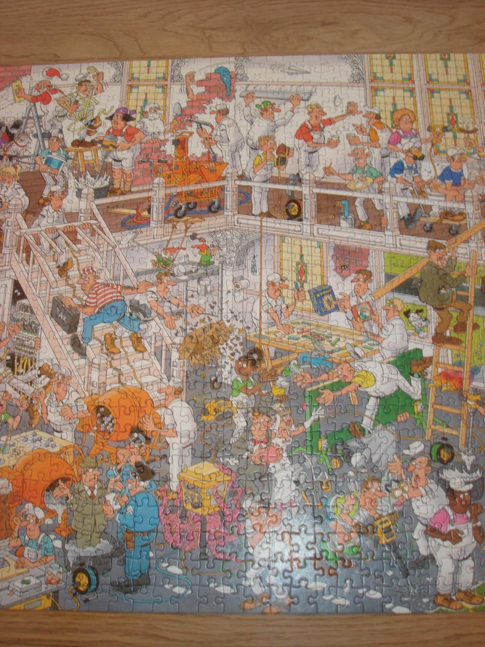 Te koop Complete Jan van Haasteren puzzels De verbouwing / De bouwmarkt
