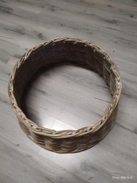 Rotan kerstboom mand
