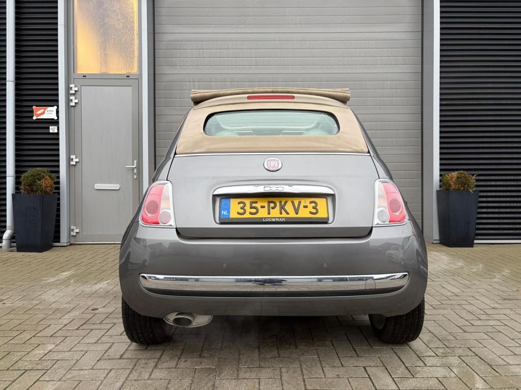 Fiat 500 1.2 lounge/automaat/cabrio/airco/lichtmetaal/