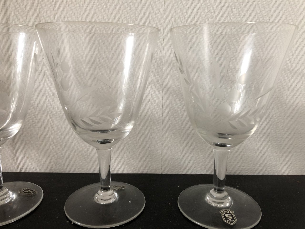 Oud glasservies Doyen