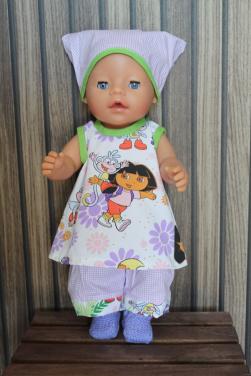 Baby born poppenkleding  jurkje Dora