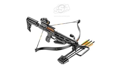 EK POELANG RECURVE CROSSBOW SETS JAG II PRO 260fps BLACK 175lbs RED DOT