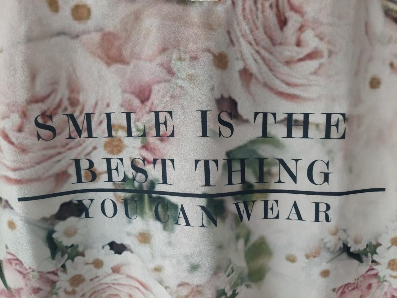 Only dames shirt mt xl crème met rozen