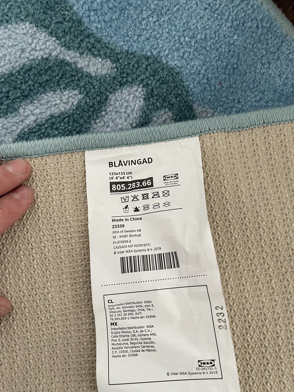 IKEA vloerkleed pinguïns