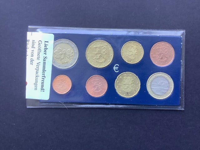 Finland euro muntset.
