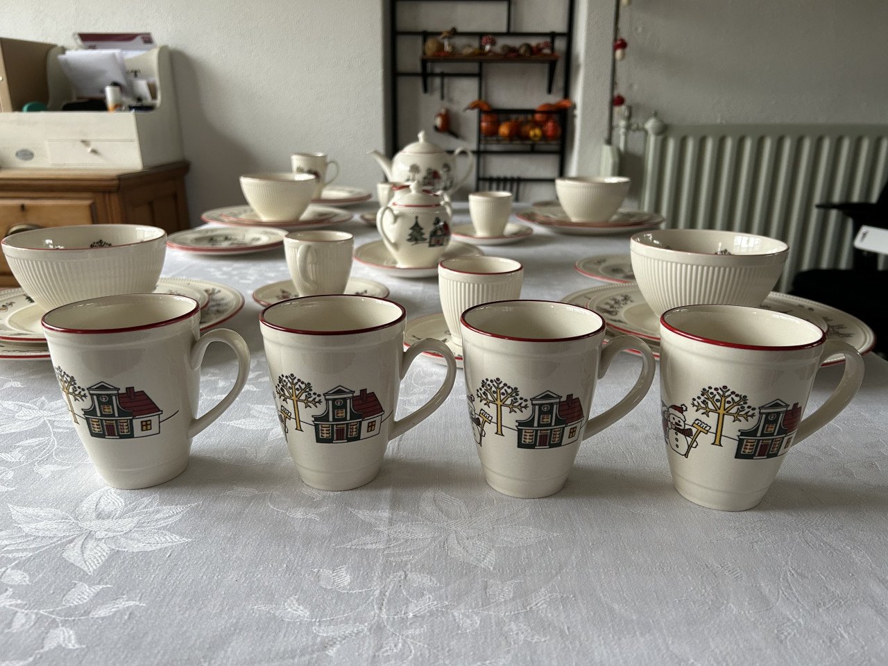 Wedgwood Windsor Christmas kerst servies.