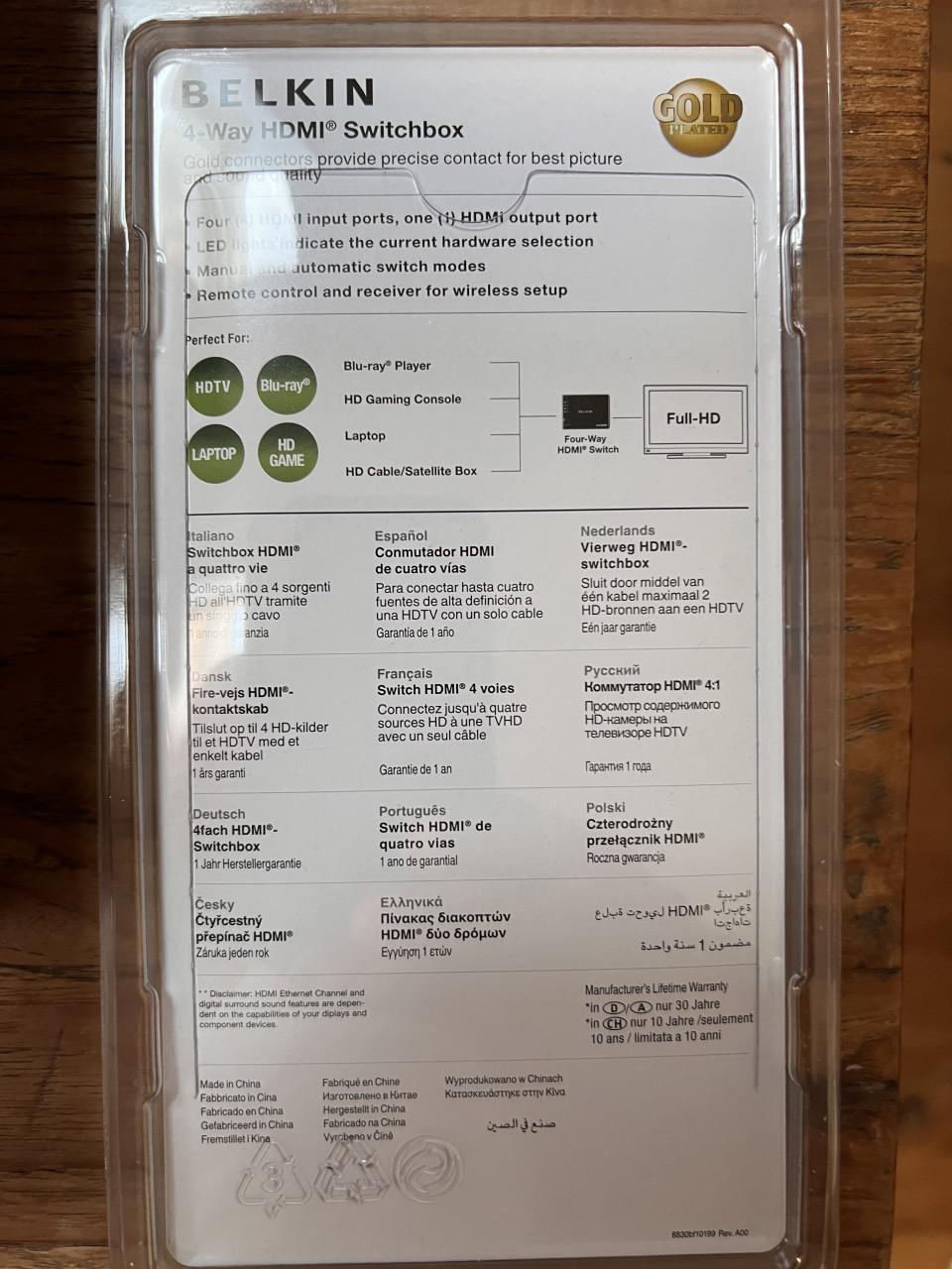 HDMI switchbox
