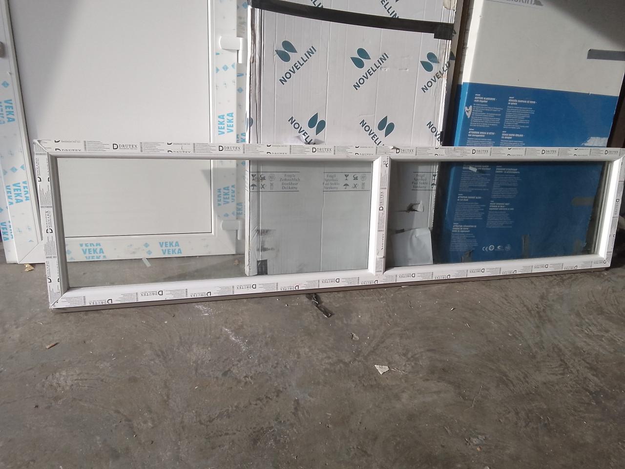 Kunststof kozijn met dubbel glas