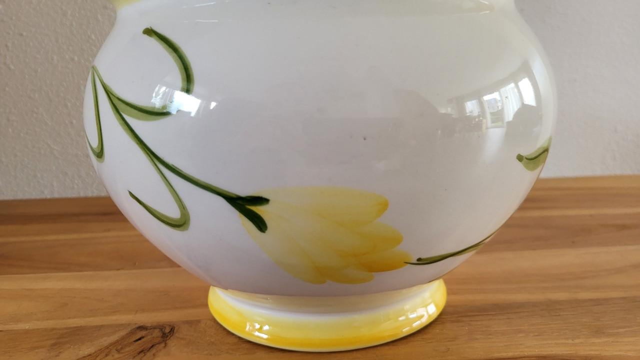 Bloempot handgeschilderd