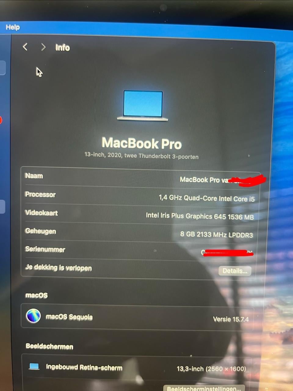 MacBook Pro 13” 2020 | i5 | 8GB | 256GB | Touch Bar