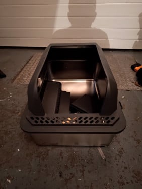 Rvs kattenbak als nieuw