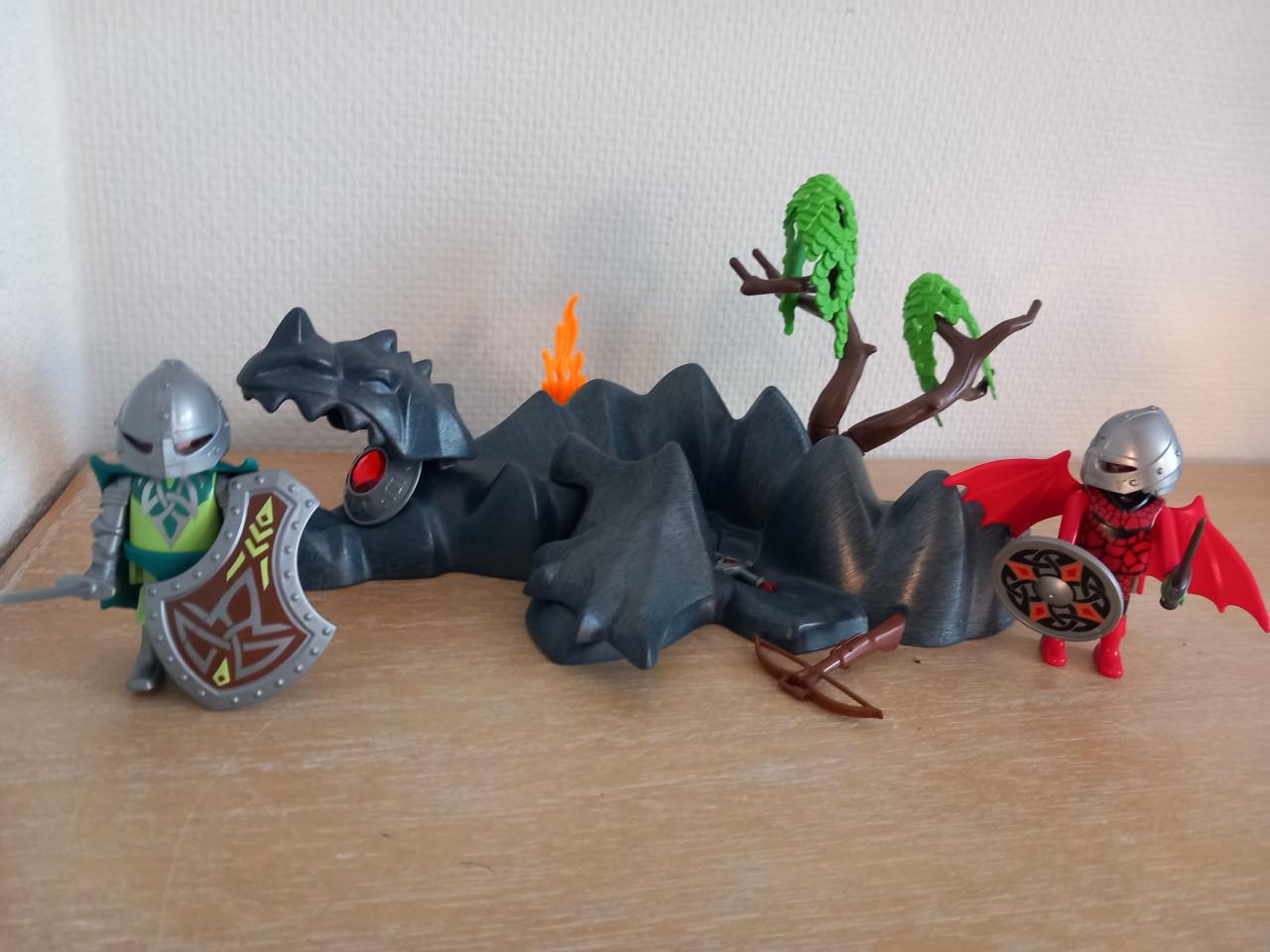 Playmobil drakeneiland met 2 ridders setnr 4147