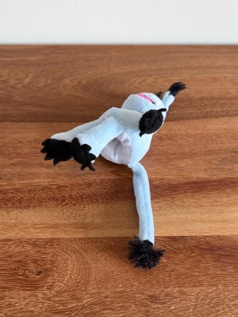 Maar eerst ving ik een monster | Vingerpoppetje