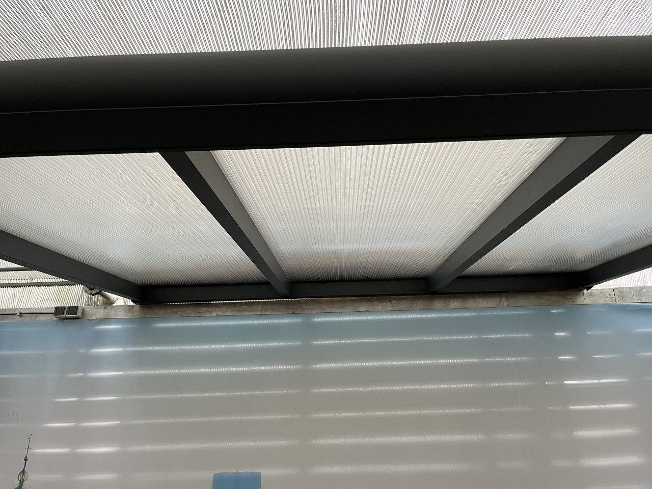 Aluminium veranda antraciet