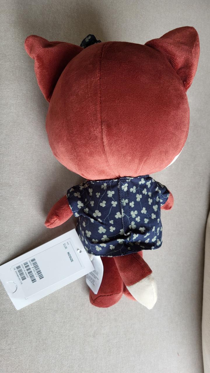 H&M Home knuffel vos met jurkje - NIEUW