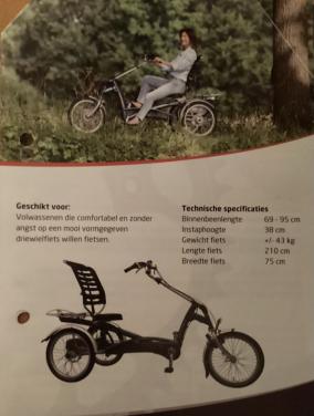 Elektrische driewieler Van Raam Easyrider
