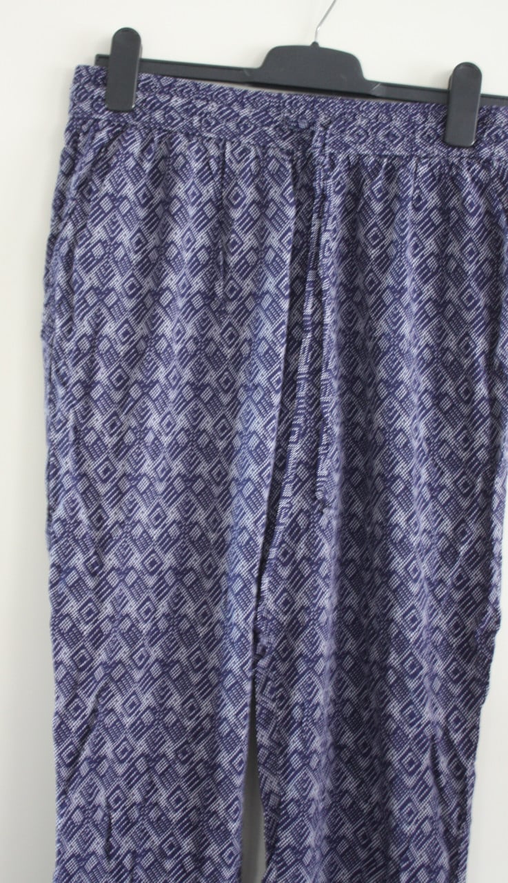 Pantalon met print dunne stof maat m
