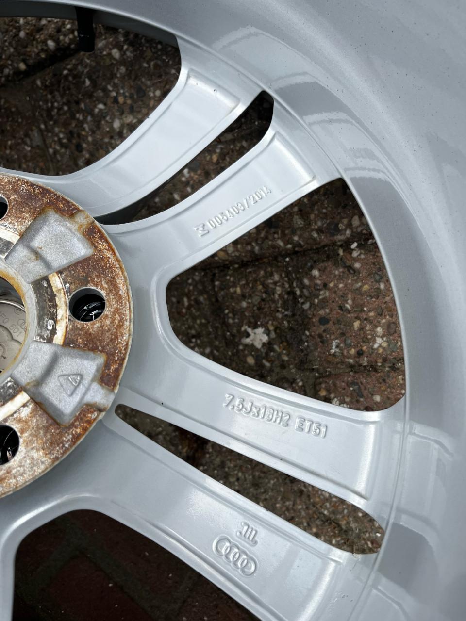 Originele Audi A3 S-line, 18 inch velgen (5x112).