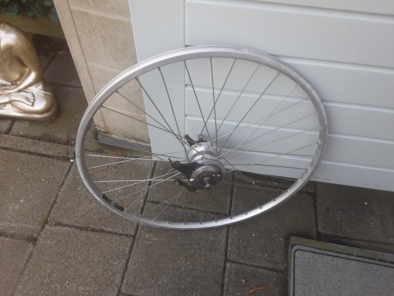 28 inch nexus achterwiel, 7 speed,rollerbrake rem