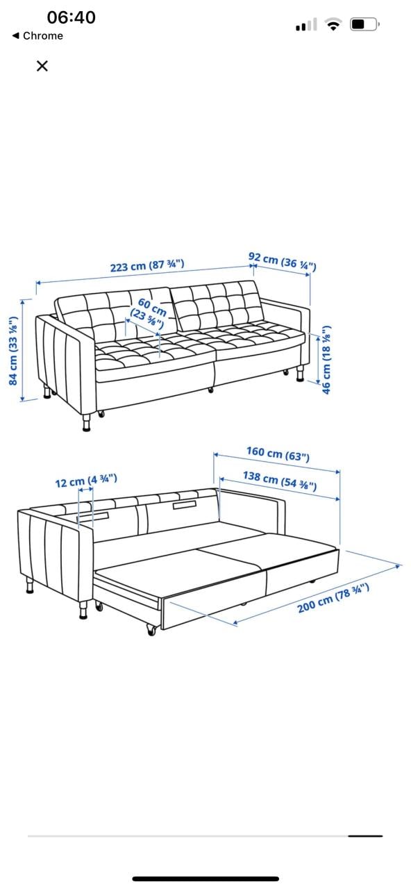 3-zits slaapbank ZGAN