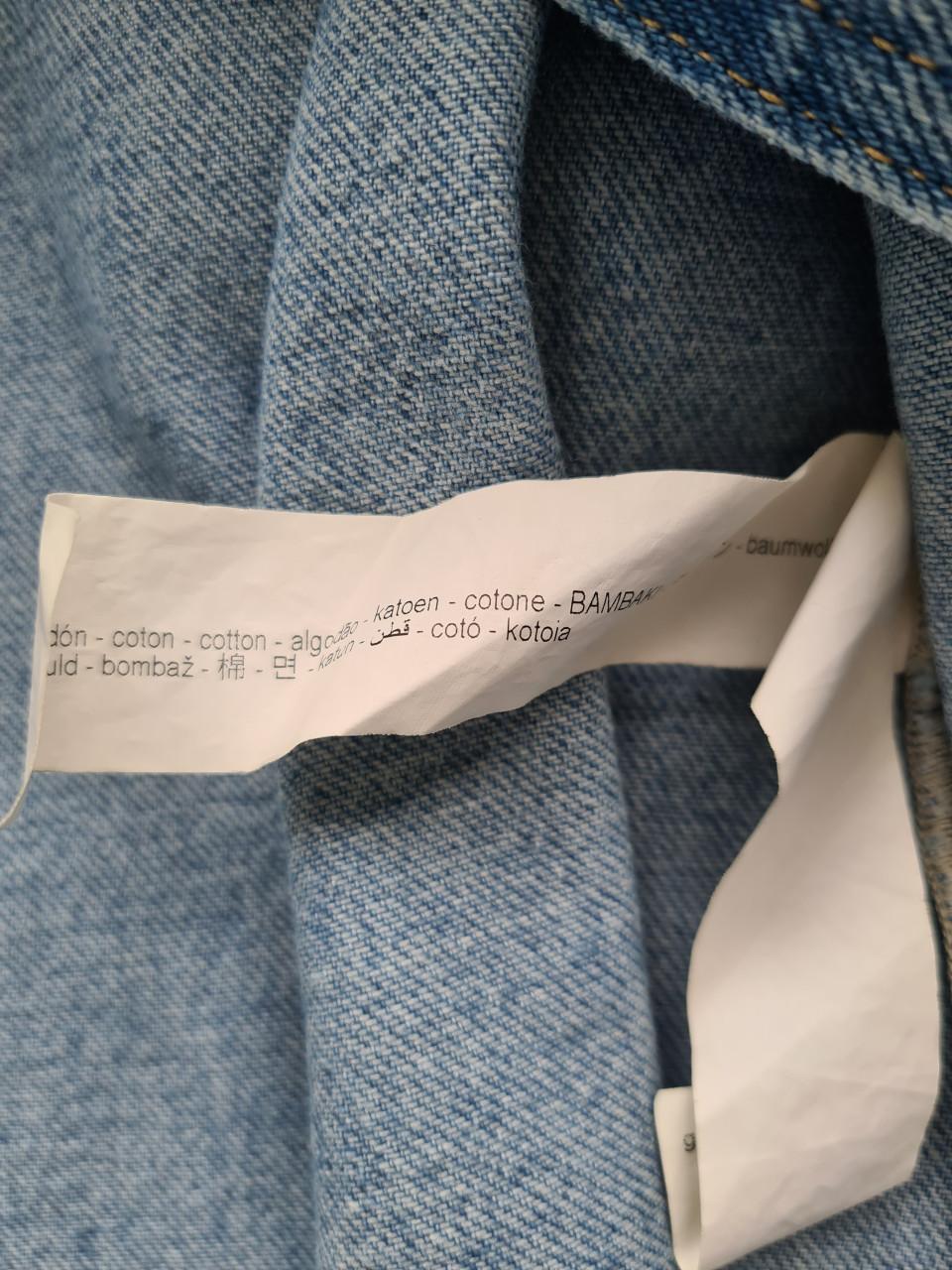 Prachtige Zara Maxi Trenchcoat van Dikke Soepele Spijkerstof L-XL