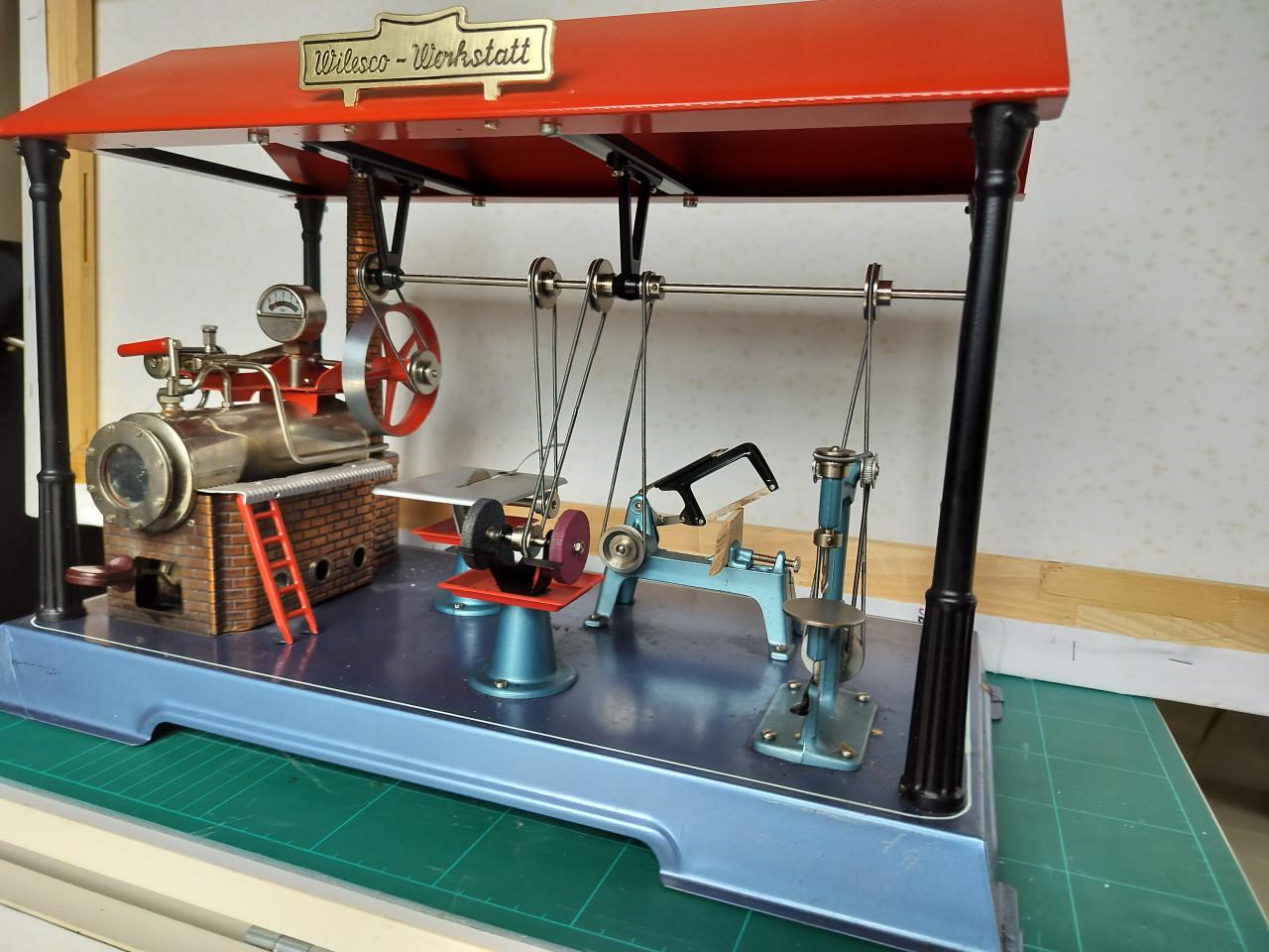 Speelgoed stoommachine