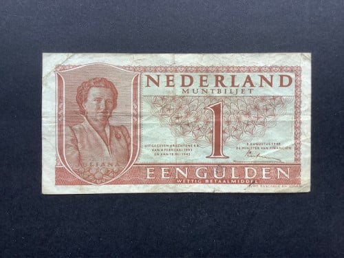 Nederland , 1 gulden 1949 Juliana.