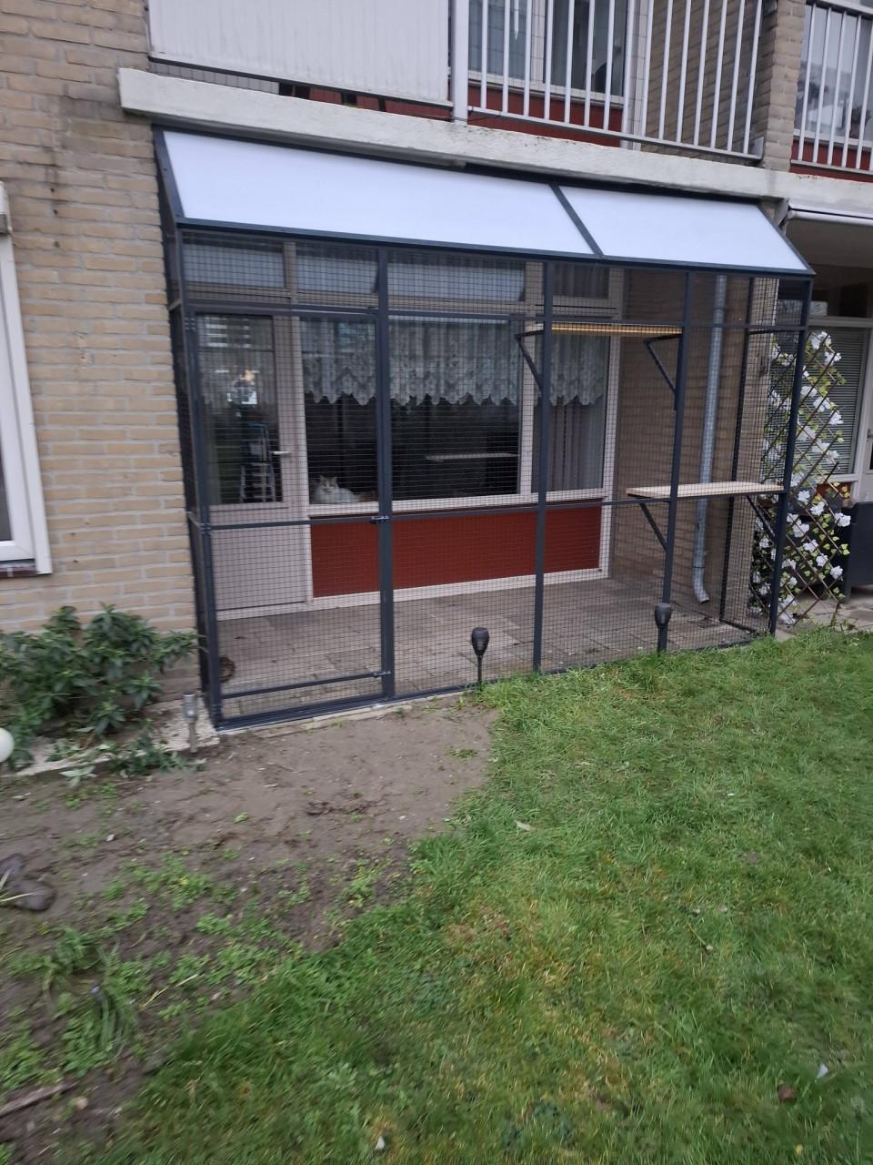 Aluminium kattenrennen/verblijven..........