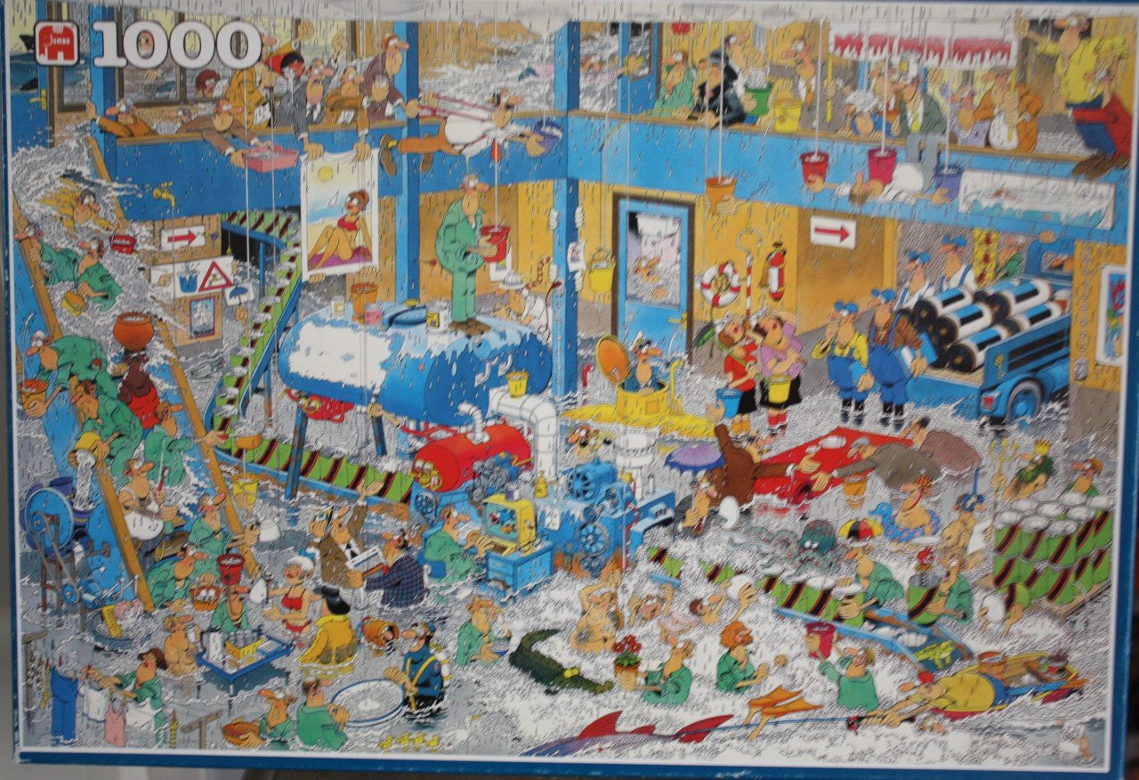 Puzzel jumbo de lekkage 1000 stukjes