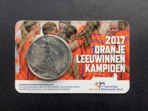 Coincard Oranje Leeuwinnen 2017 , kwaliteit BU.