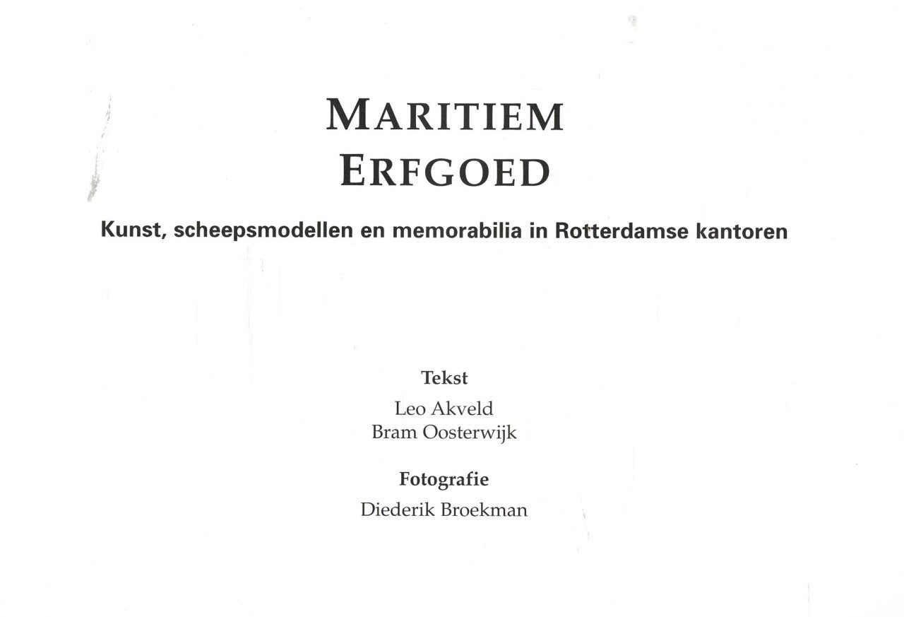 Martiem Erfgoed, Kunst, scheepsmodellen en memorabilia
