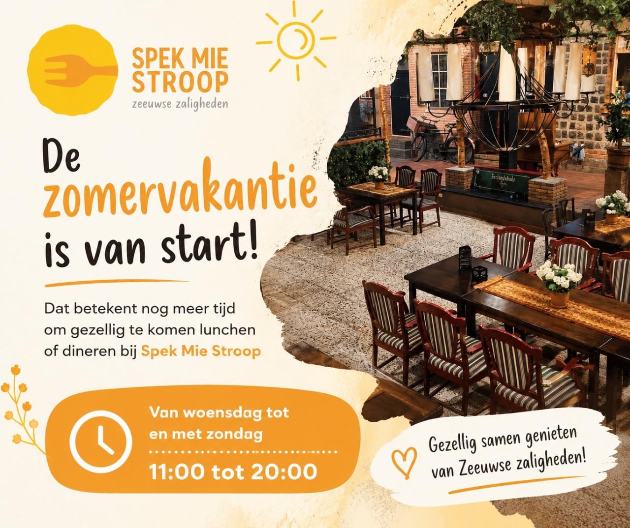 Restaurant spek mie stroop