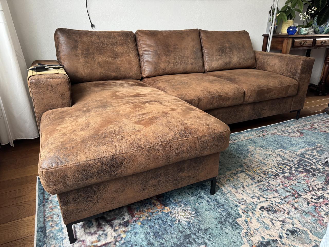 Hoekbank Sagata met chaise longue