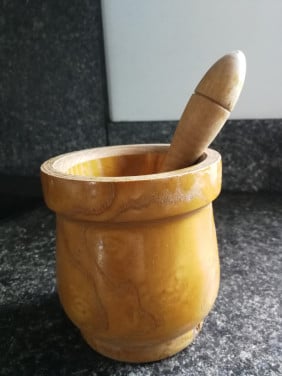 Vijzel van hout
