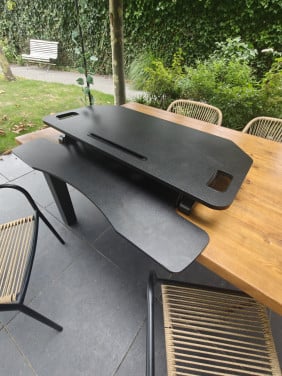 Zit-sta bureau verhoger