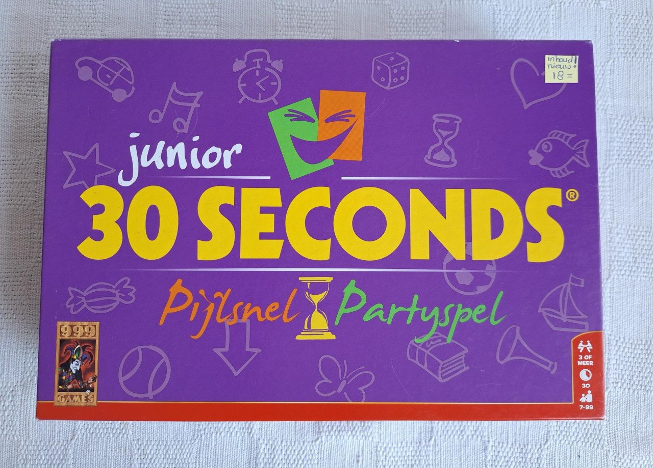 30 seconds Junior, inhoud NIEUW!