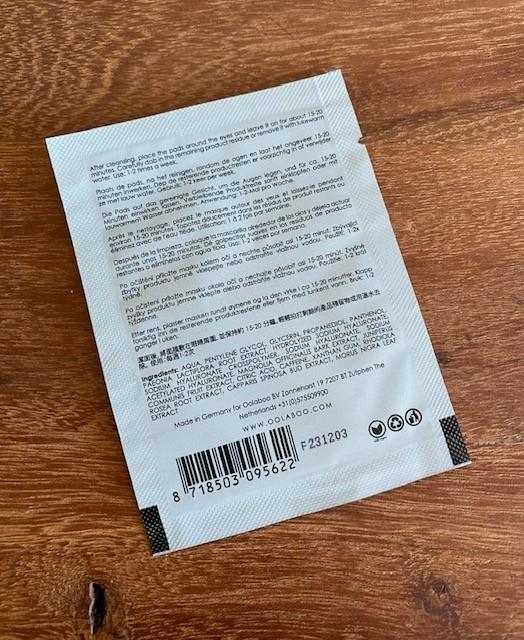 Oolaboo | Enwrap refreshing eye pads | 2 pads