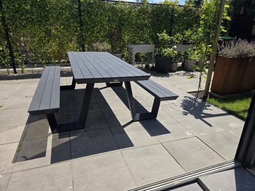 Moderne aluminium picknicktafel
