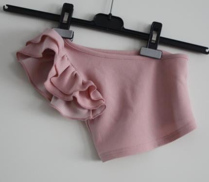 Roze offschouder shirt maat 104
