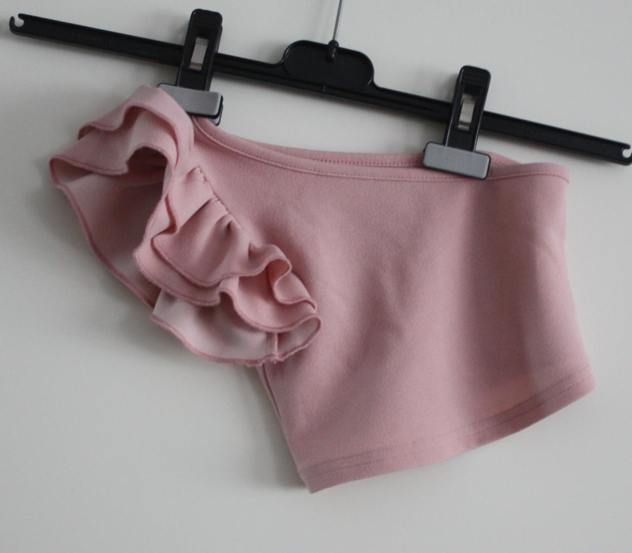 Roze offschouder shirt maat 104