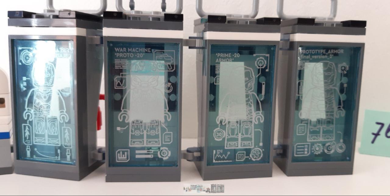 LEGO Marvel Avengers 76167: Tonny Stark Iron Man Wapenkamer ,5 minifiguren