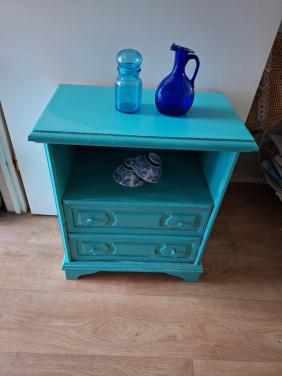 Blauw ladekastje