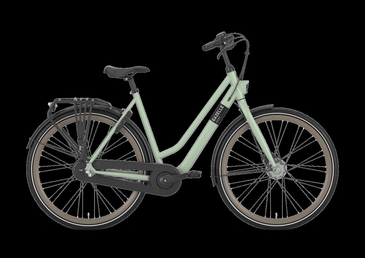 De Gazelle Esprit RN/C3/C7 vederlichte robuuste stadsfiets en schoolfiets