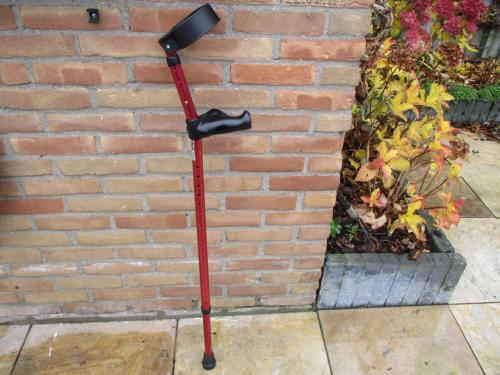 Zgan elleboogkruk in lengte instelbaar