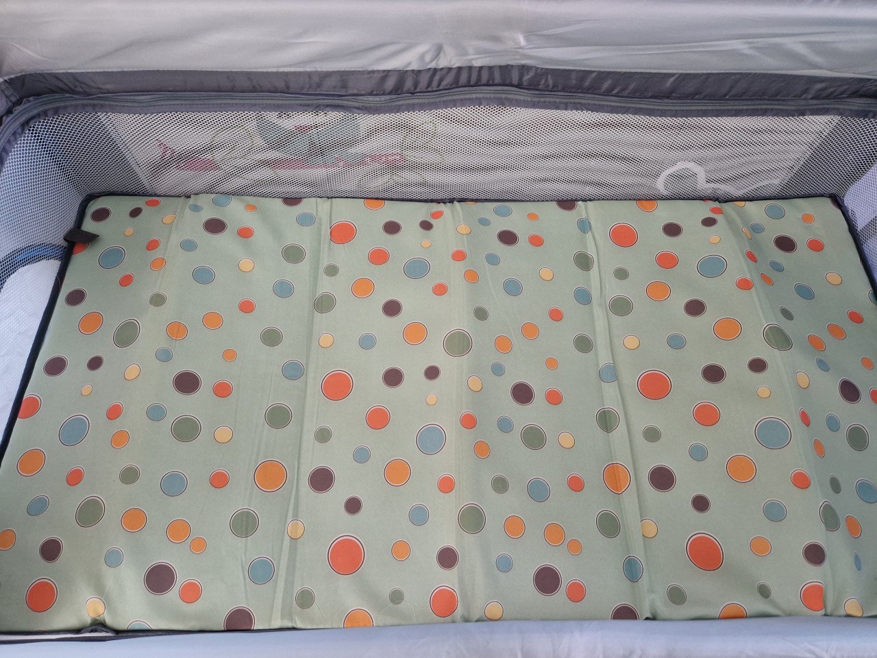 Campingbed met verdieping in draagtas