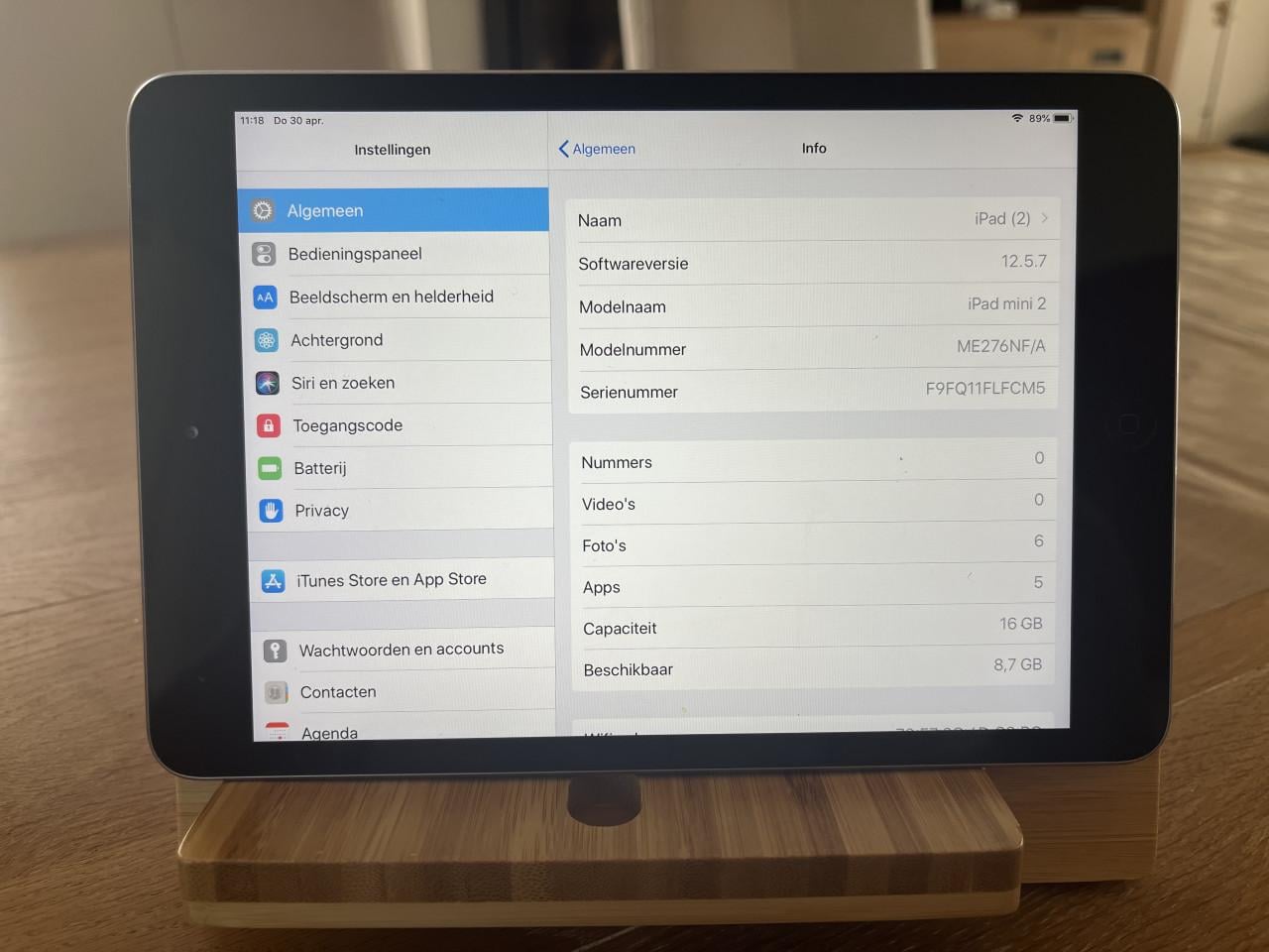 IPad mini 2 16GB nieuwstaat