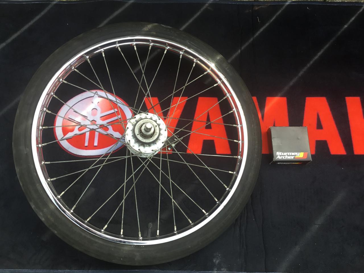 Solex achterwiel race