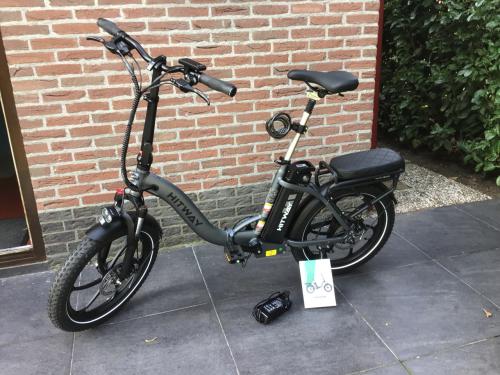 Electrische vouwfiets, semi fatbike. Trapondersteuning aandrijving tot 250